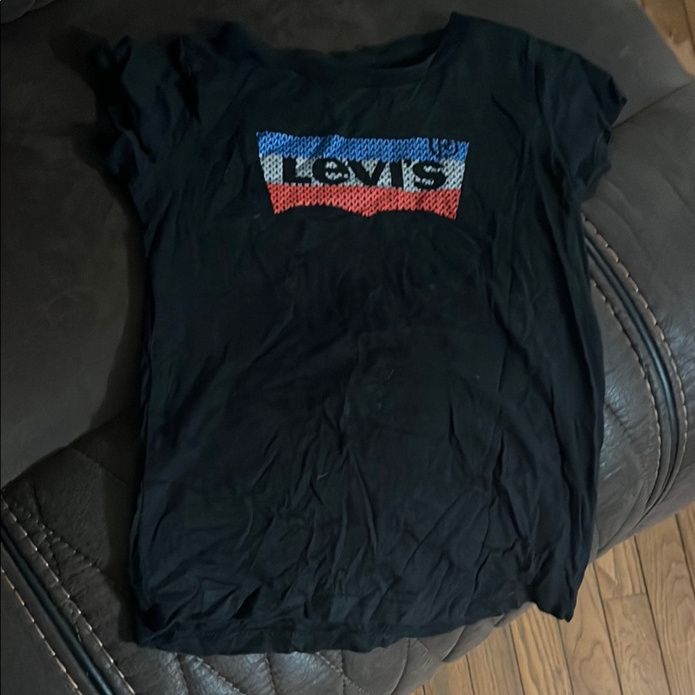 Levi's Black Graphic Short Sleeve Tee